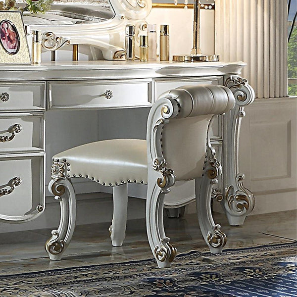 Acme Furniture Vendome BD01508 Vanity Stool IMAGE 1