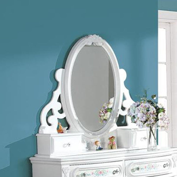 Acme Furniture Flora BD01640 Mirror with Jewlery IMAGE 1