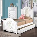 Acme Furniture Flora BD01645T Twin Bed IMAGE 1