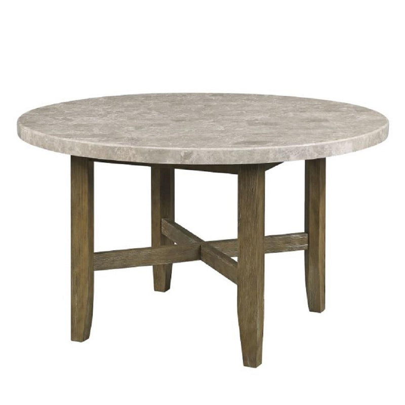 Acme Furniture Karsen DN01449 Dining Table with Marble Top IMAGE 2