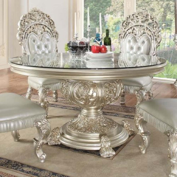 Acme Furniture Sandoval DN01493 Round Dining Table IMAGE 1