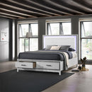 Acme Furniture Haiden BD01742EK EK Bed with LED & Storage IMAGE 1