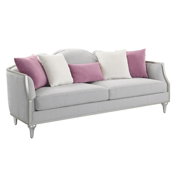 Acme Furniture Kasa LV01499 Sofa with 5 Pillows IMAGE 1