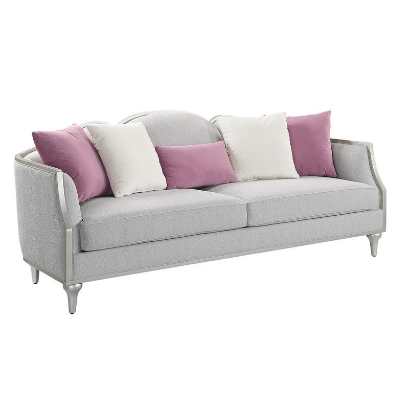 Acme Furniture Kasa LV01499 Sofa with 5 Pillows IMAGE 1