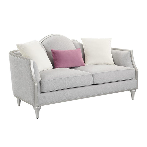 Acme Furniture Kasa LV01500 Loveseat with 3 Pillows IMAGE 1