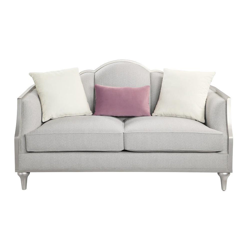 Acme Furniture Kasa LV01500 Loveseat with 3 Pillows IMAGE 2