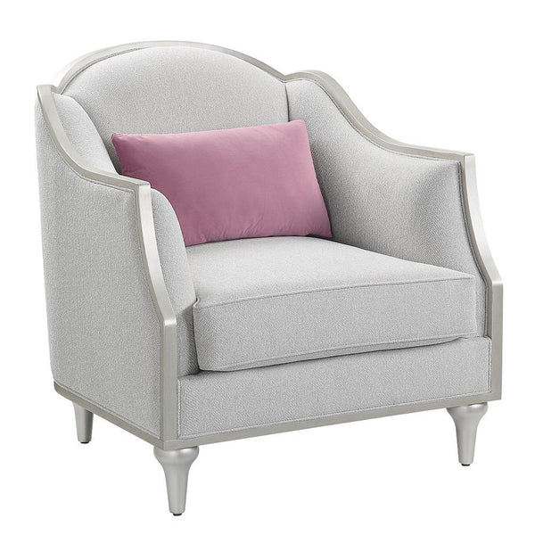 Acme Furniture Kasa LV01501 Chair with Pillow IMAGE 1