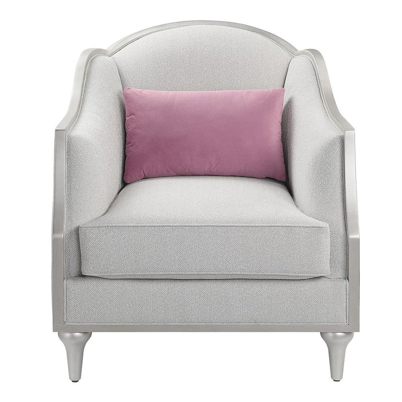 Acme Furniture Kasa LV01501 Chair with Pillow IMAGE 2