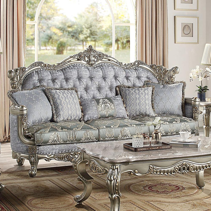 Acme Furniture Miliani LV01780 Sofa with 5 Pillows IMAGE 1