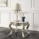 Acme Furniture Miliani LV01784 End Table with Marble Top IMAGE 1