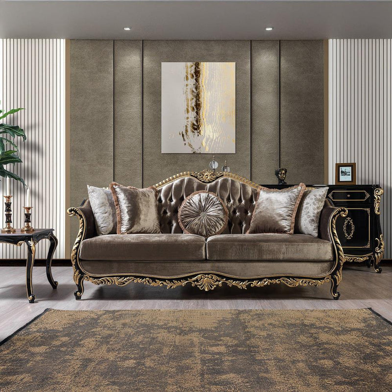 Acme Furniture Betria LV01887 Sofa with 5 Pillows IMAGE 1