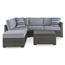  Signature Design by Ashley Petal Road P297-070 Loveseat Sectional/Ottoman/Table Set IMAGE 2