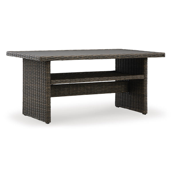  Signature Design by Ashley Brook Ranch P465-625 Rectangular Multi-Use Table IMAGE 1
