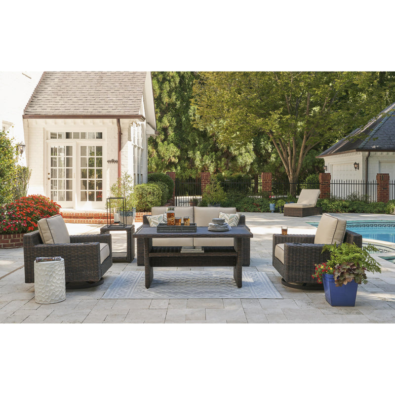  Signature Design by Ashley Coastline Bay P784-821 Swivel Lounge with Cushion IMAGE 8