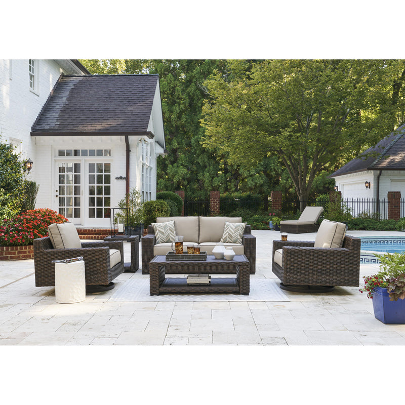  Signature Design by Ashley Coastline Bay P784-821 Swivel Lounge with Cushion IMAGE 9
