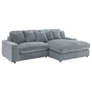Coaster Furniture Blaine 509900 Upholstered Reversible Sectional - Fog IMAGE 1