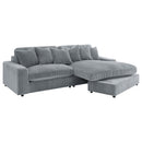 Coaster Furniture Blaine 509900 Upholstered Reversible Sectional - Fog IMAGE 2
