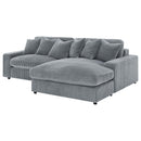 Coaster Furniture Blaine 509900 Upholstered Reversible Sectional - Fog IMAGE 4