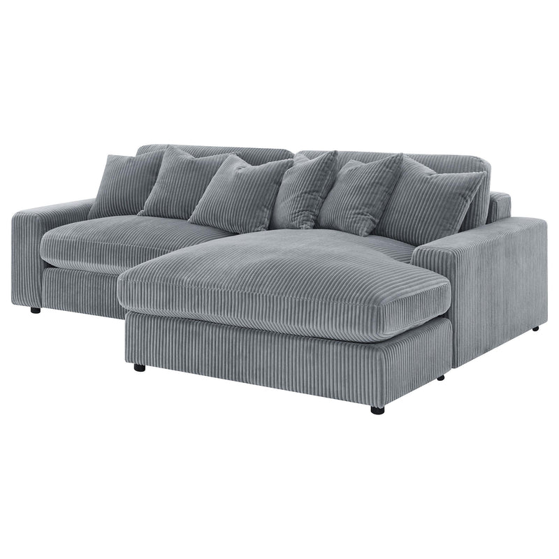 Coaster Furniture Blaine 509900 Upholstered Reversible Sectional - Fog IMAGE 4