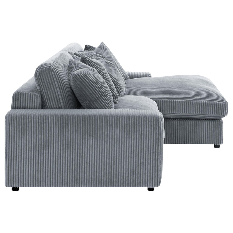 Coaster Furniture Blaine 509900 Upholstered Reversible Sectional - Fog IMAGE 7