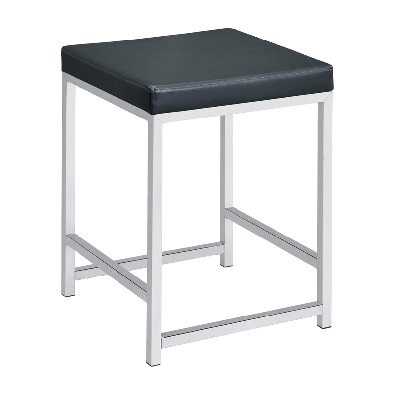 Coaster Furniture Afshan 935924 Upholstered Square Padded Cushion Vanity Stool IMAGE 1