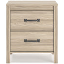  Signature Design by Ashley Battelle EB3929-292 Two Drawer Night Stand IMAGE 3