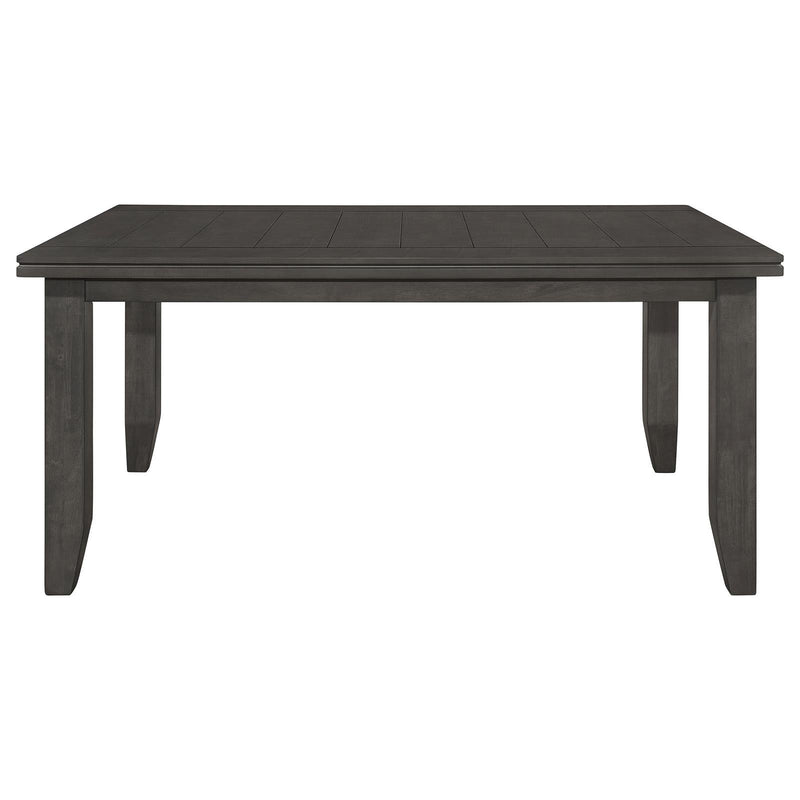 Coaster Furniture Dalila 102721GRY Rectangular Dining Table - Dark Grey IMAGE 2