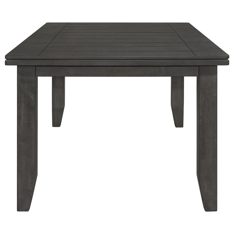 Coaster Furniture Dalila 102721GRY Rectangular Dining Table - Dark Grey IMAGE 3