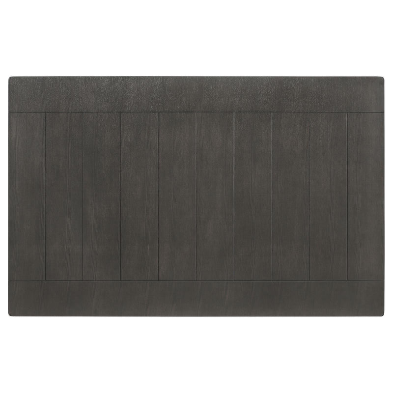 Coaster Furniture Dalila 102721GRY Rectangular Dining Table - Dark Grey IMAGE 4