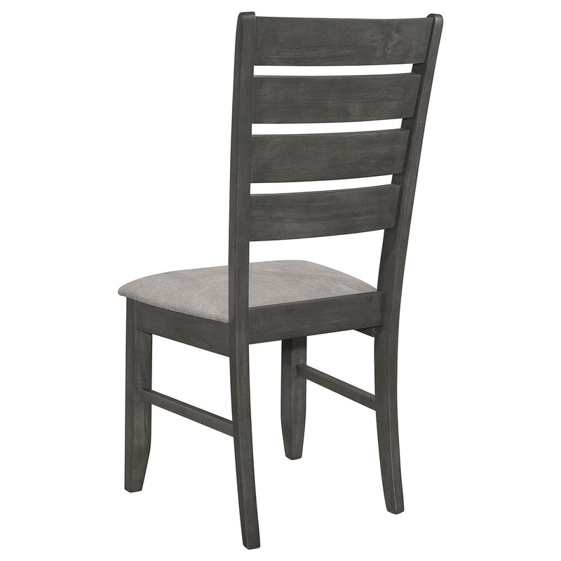 Coaster Furniture Dalila 102722GRY Slat Back Dining Side Chair - Dark Grey IMAGE 6