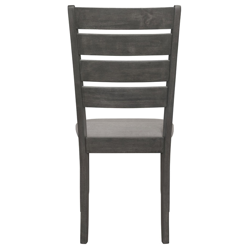 Coaster Furniture Dalila 102722GRY Slat Back Dining Side Chair - Dark Grey IMAGE 7