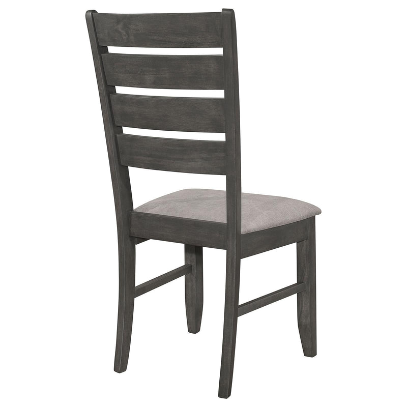 Coaster Furniture Dalila 102722GRY Slat Back Dining Side Chair - Dark Grey IMAGE 8