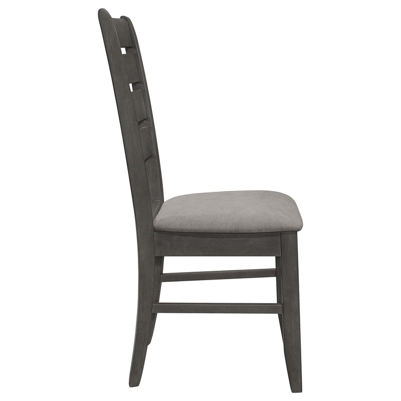 Coaster Furniture Dalila 102722GRY Slat Back Dining Side Chair - Dark Grey IMAGE 9