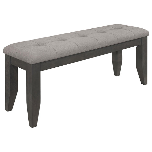 Coaster Furniture Dalila 102723GRY Dining Bench - Dark Grey IMAGE 1