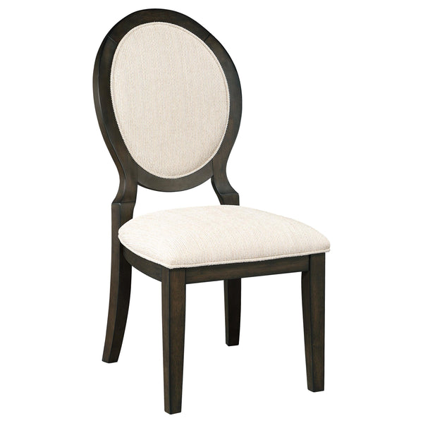 Coaster Furniture Twyla 115102 Upholstered Dining Chairs With Oval Back IMAGE 1