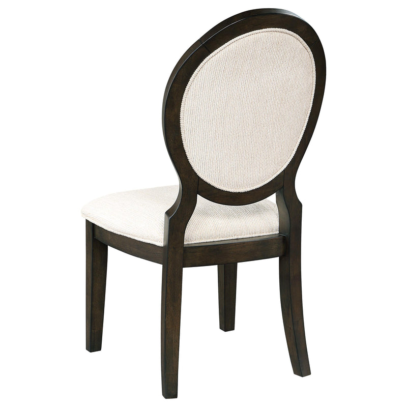 Coaster Furniture Twyla 115102 Upholstered Dining Chairs With Oval Back IMAGE 5