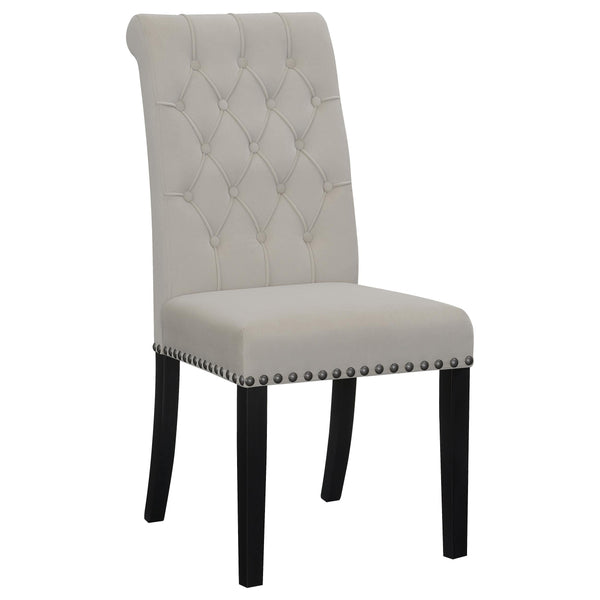 Coaster Furniture Alana 115182 Upholstered Tufted Side Chairs with Nailhead Trim IMAGE 1