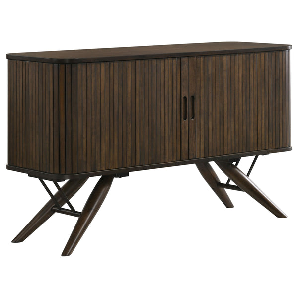 Coaster Furniture Wes 115275 2-Door Rectangular Server - Dark Walnut IMAGE 1