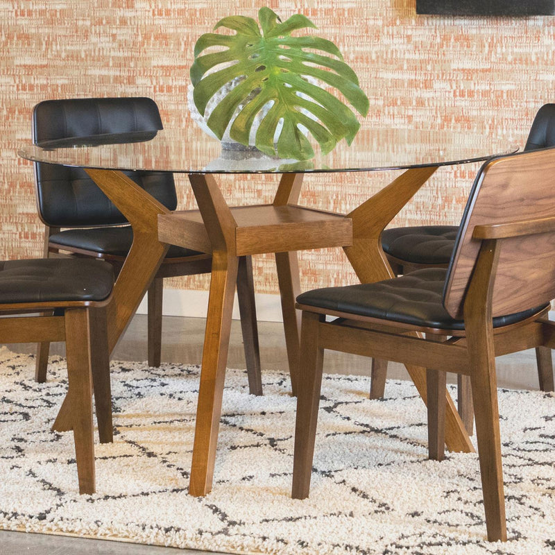 Coaster Furniture Paxton 122180BG Dining Table - Nutmeg IMAGE 2