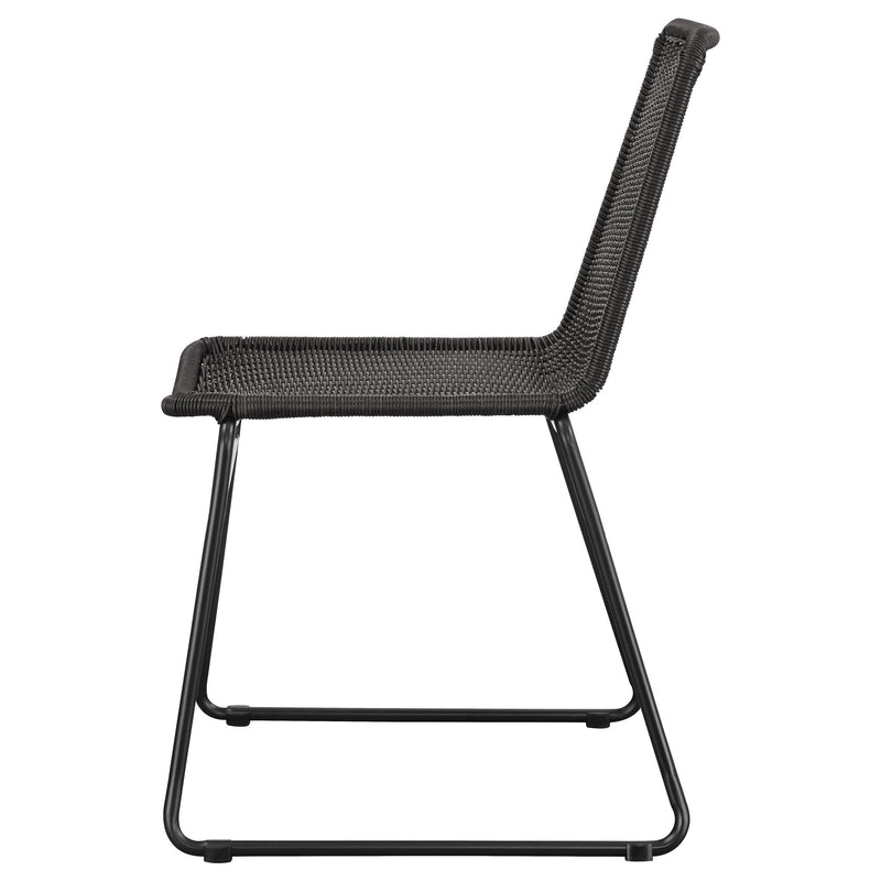 Coaster Furniture Dacy 192032 Upholstered Dining Chairs - Brown/Sandy Black IMAGE 4
