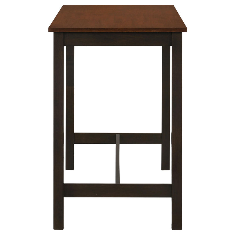 Coaster Furniture Connie 192090 4-Piece Counter Height Set - Chestnut/Dark Brown IMAGE 4