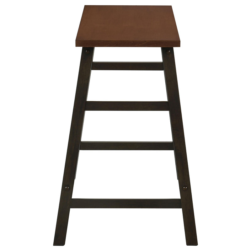 Coaster Furniture Connie 192090 4-Piece Counter Height Set - Chestnut/Dark Brown IMAGE 7