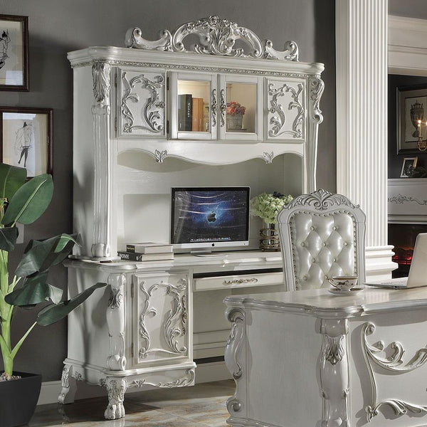 Acme Furniture Dresden OF01717 Computer Desk & Hutch IMAGE 1