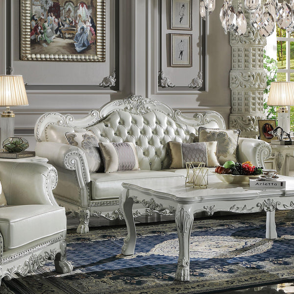 Acme Furniture Dresden LV01688 Sofa with 4 Pillows IMAGE 1