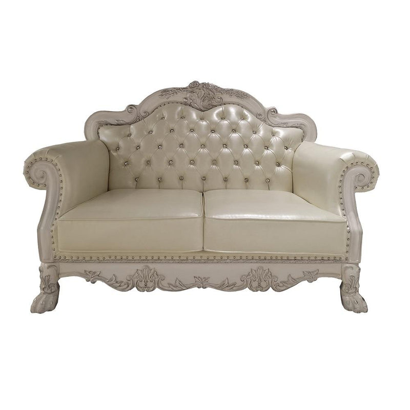 Acme Furniture Dresden LV01689 Loveseat with 3 Pillows IMAGE 3