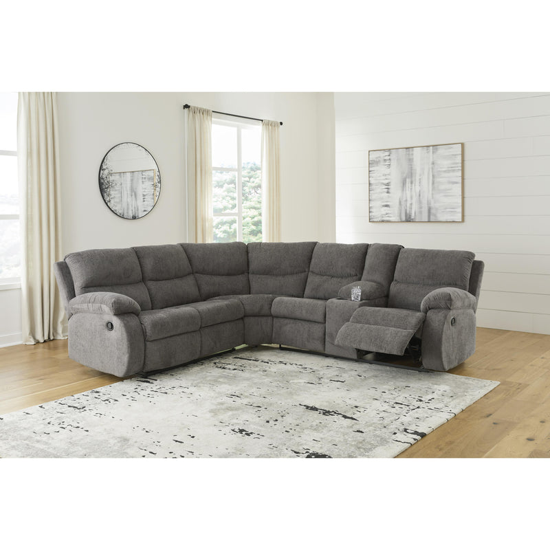 Signature Design by Ashley Museum 81807S1 2 pc Reclining Sectional IMAGE 3
