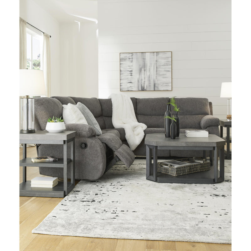 Signature Design by Ashley Museum 81807S2 2 pc Reclining Sectional IMAGE 5