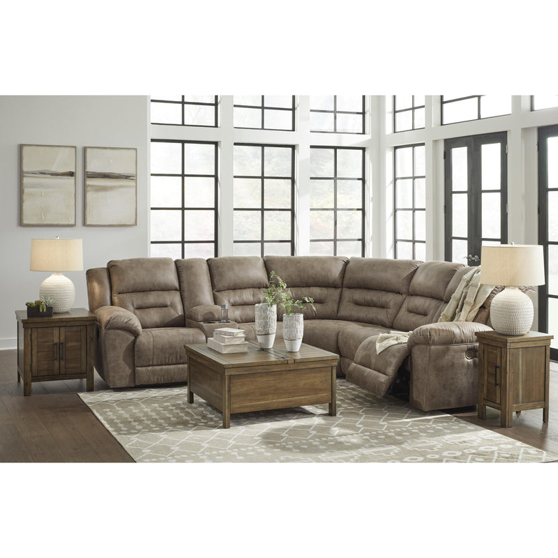 Signature Design by Ashley Ravenel 83106S1 3 pc Power Reclining Sectional IMAGE 4
