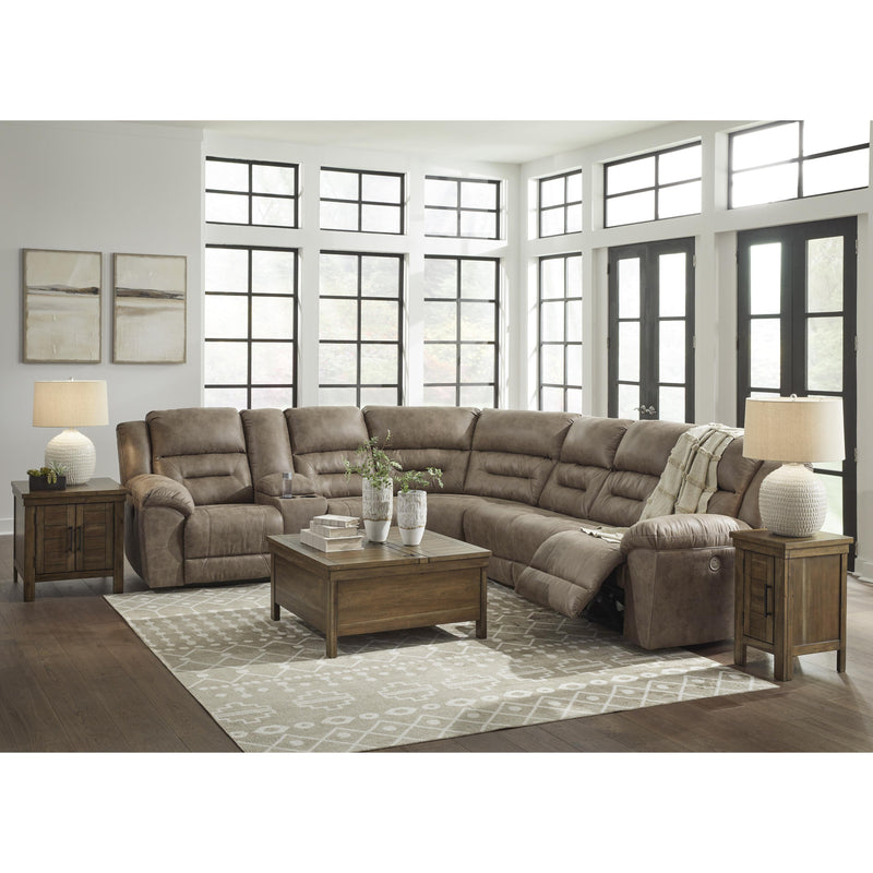 Signature Design by Ashley Ravenel 83106S3 4 pc Power Reclining Sectional IMAGE 4