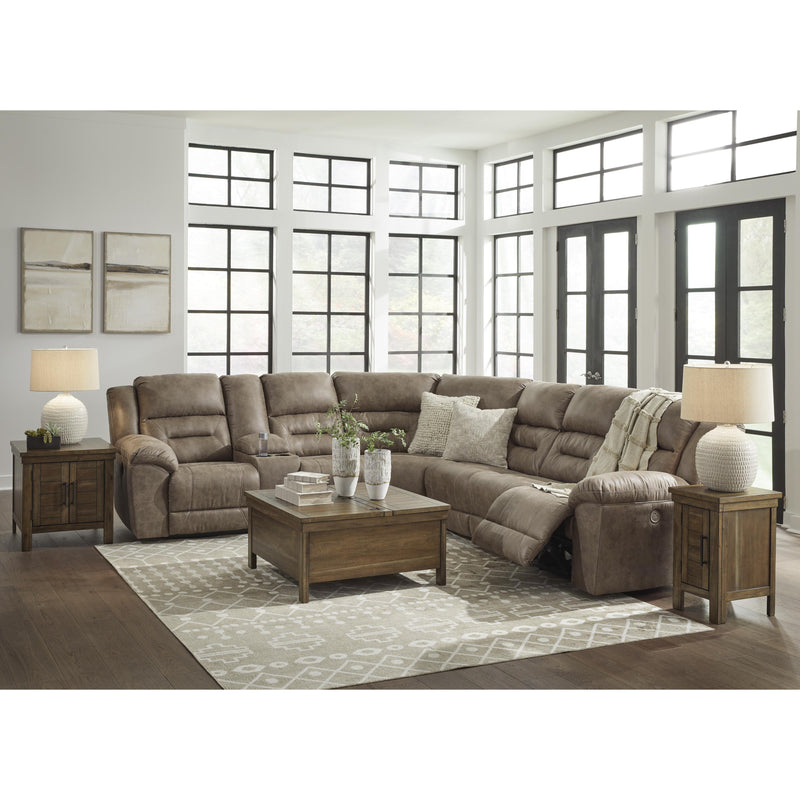 Signature Design by Ashley Ravenel 83106S3 4 pc Power Reclining Sectional IMAGE 5